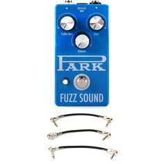 EarthQuaker Devices Park Fuzz Sound педаль с 3 соединительными кабелями