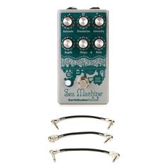 Педаль хоруса EarthQuaker Devices Sea Machine V3 с 3 соединительными кабелями