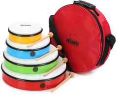 Ручной барабан Nino ABS, набор из 4 предметов