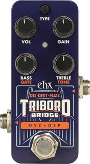 Новая трехрежимная педаль Drive от Electro-Harmonix Triboro Bridge