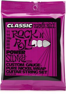 Струны для электрогитары Ernie Ball 2250 Power Slinky Classic Rock N Roll — .011-.048
