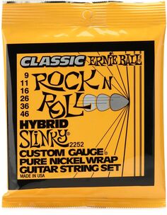 Струны для электрогитары Ernie Ball 2252 Hybrid Slinky Classic Rock N Roll — .009-.046