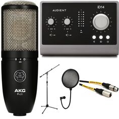 Аудиоинтерфейс Audient ID14mk2 с AKG Perception 420