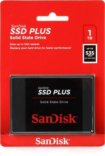Твердотельный накопитель SanDisk SSD Plus емкостью 1 ТБ