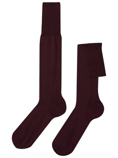 Носки до колена Calzedonia, коричневый/темно-коричневый