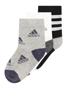 Спортивные носки ADIDAS PERFORMANCE Graphic, серый/черный/белый