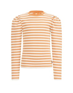 Рубашка We Fashion, бежевый/оранжевый