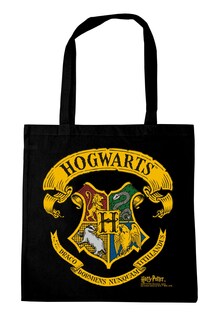 Сумка-шоппер Logoshirt Harry Potter Hogwarts, черный