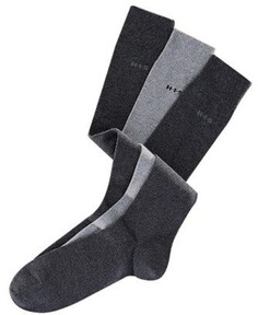 Носки до колена H.I.S, серый/светло-серый/темно-серый