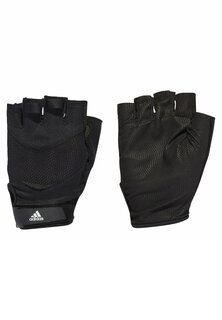 Перчатки на полпальца Adidas, черные