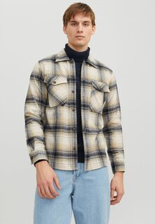 Рубашка JJEEDDIE LS NOOS Jack &amp; Jones, коричневый/зеленый