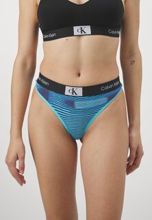 Стринги MODERN THONG Calvin Klein Underwear, инфракрасные линии/яичная скорлупа синий