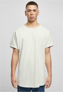 Базовая футболка LONG SHAPED TURNUP Urban Classics, светло-серый
