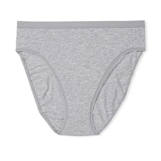 Трусы Victoria&apos;s Secret Stretch Cotton High-Leg Brief Classic, серый