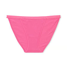 Трусы Victoria&apos;s Secret Stretch Cotton String Bikini Classic, розовый