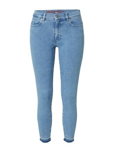 Узкие джинсы HUGO 923_4, светло-синий