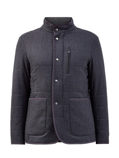 Куртка из шерстяной фланели с волокнами кашемира Canali