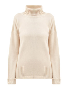 Свитер из шерсти, кашемира и шелка с высоким воротом Lorena Antoniazzi