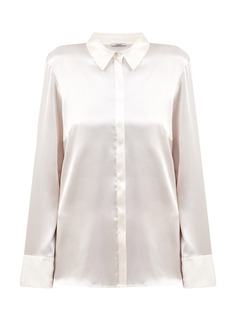Шелковая блуза с ювелирными цепочками Punto Luce Peserico