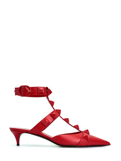 Туфли Roman Stud из лакированной кожи с заклепками Valentino
