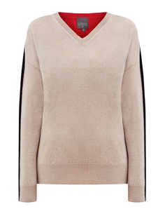 Пуловер в стиле colorblock из мягкого кашемира Lorena Antoniazzi