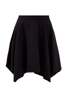 Асимметричная юбка-мини с прорезными карманами Stella McCartney