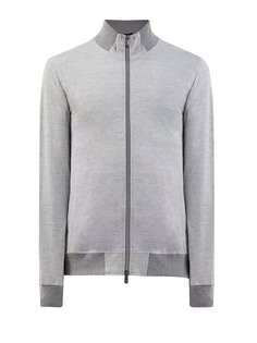 Толстовка из фактурного хлопка с эластичными вставками Capobianco