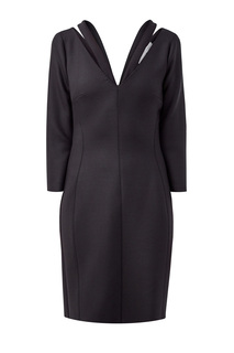 Платье с декольтированной спинкой и моделирующим эффектом Stella McCartney