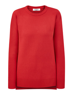 Пуловер из эластичной пряжи с вышитым логотипом в тон Valentino