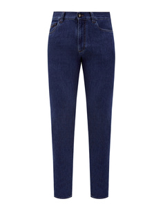 Окрашенные вручную джинсы с волокнами кашемира Canali