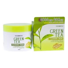 Очищающий крем для лица с экстрактом зеленого чая Foodaholic