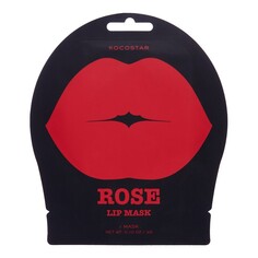 Гидрогелевая маска для губ с экстрактом розы Kocostar