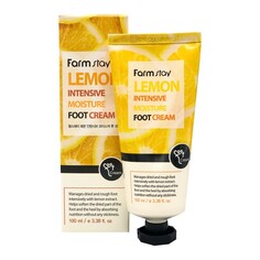 Увлажняющий крем для ног с экстрактом лимона Farm Stay