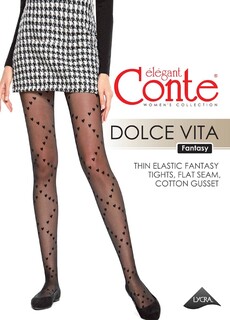 Колготки женские fantasy dolce vita Conte