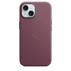 Чехол-накладка Apple MagSafe для iPhone 15, микротвил, шелковица