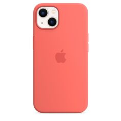 Чехол-накладка Apple MagSafe для iPhone 13, силикон, розовый помело