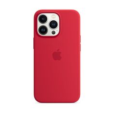 Чехол-накладка Apple MagSafe для iPhone 13 Pro, силикон, (PRODUCT)RED
