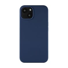 Чехол-накладка uBear Touch Mag Сase для iPhone 13, силикон, темно-синий