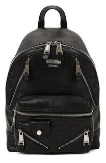 Кожаный рюкзак Moschino