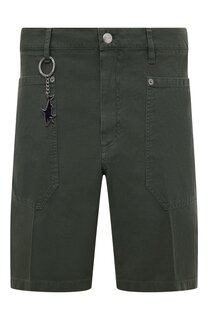 Шорты из хлопка и льна Paul&Shark