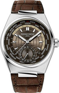 Швейцарские наручные мужские часы Frederique Constant FC-718C4NH6. Коллекция Highlife Worldtimer Manufacture