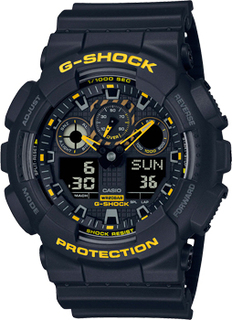 Японские наручные мужские часы Casio GA-100CY-1A. Коллекция G-Shock
