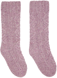 Пурпурные носки Donegal Jil Sander
