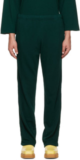 Зеленые хлопковые брюки для отдыха Les Tien