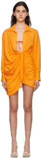 Оранжевое платье &apos;La Robe Bahia&apos; Jacquemus