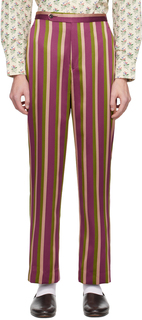 Разноцветные брюки в полоску Juniper Bode