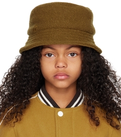 Детская шапка-ведро Theana цвета хаки Bonpoint