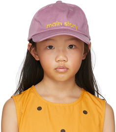 Детская фиолетовая кепка с логотипом Main Story