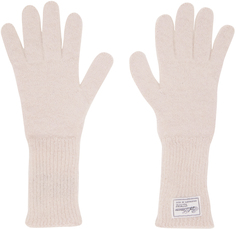 Розовые матовые перчатки Raf Simons