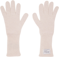 Розовые матовые перчатки Raf Simons